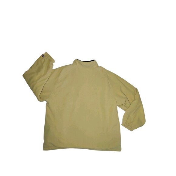 Notre Dame Vtg P2 Reversible Beige Fleece Navy Blue Nylon Pullover Jacket XL - Picture 6 of 12